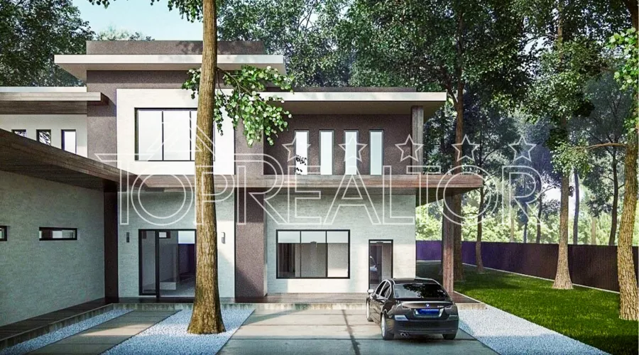 Продам новий будинок, побудований в стилі High-tech в престижному котеджному селищі Парк Хаус | Toprealtor