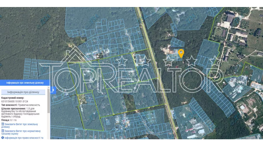 Ділянка по Білгородському шосе в новій котеджній забудові в р-ні | Toprealtor