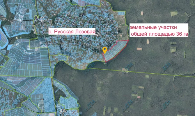 Продам 36 га в Руській Лозовій | Toprealtor