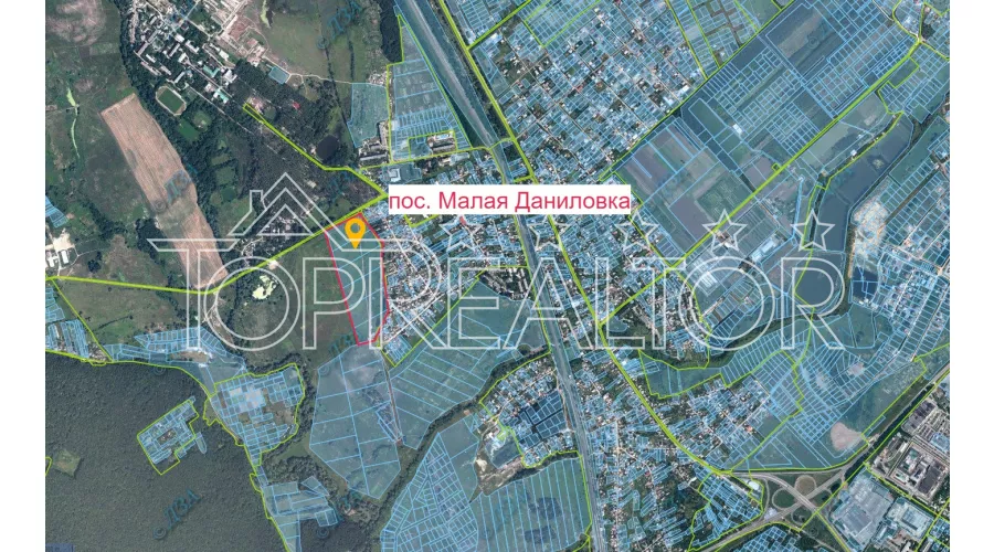 Продам ділянку 10 га в селищі Мала Данилівка | Toprealtor