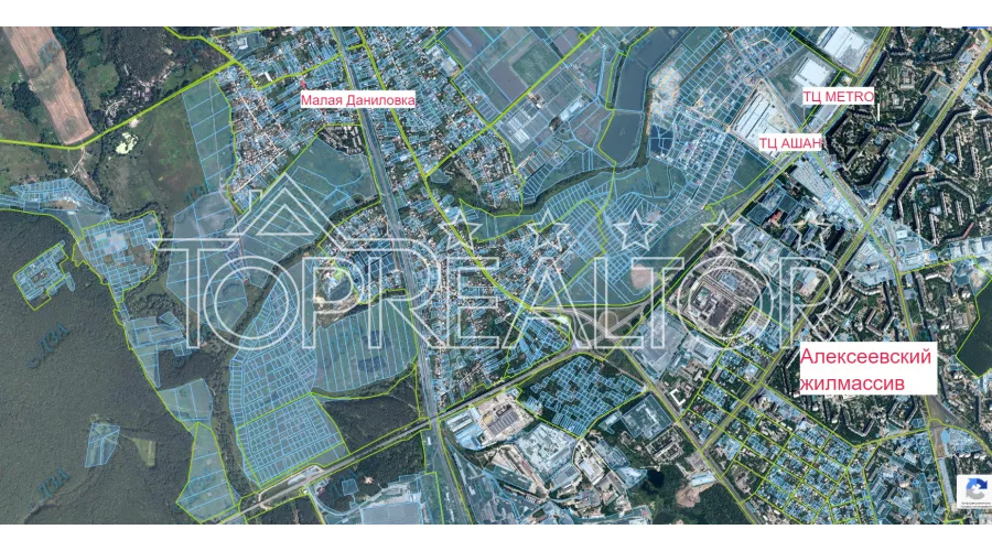 Продам ділянку 2 га в селищі Мала Данилівка | Toprealtor