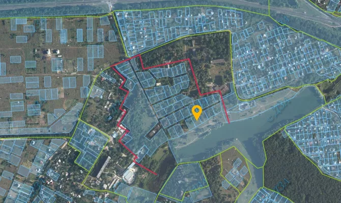 Продам ділянку на першій лінії від водосховища в КП Рай-Єленівка | Toprealtor