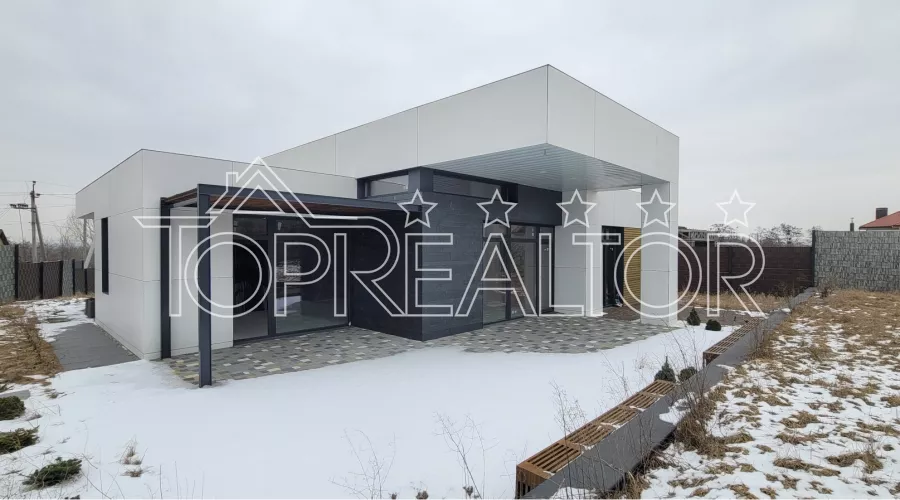 Продам 1-поверховий сучасний будинок в котеджному селищі Флоринка-1 | Toprealtor