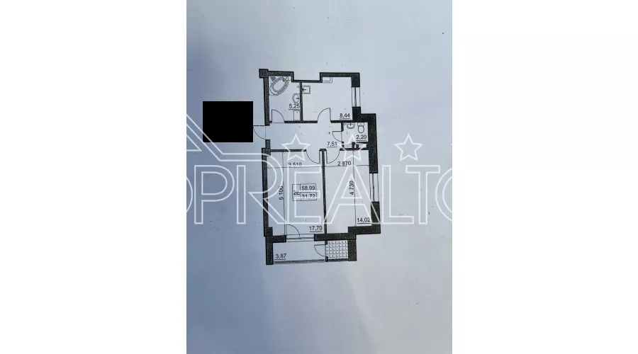 Двокімнатна квартира в ЖК Дипломат | Toprealtor