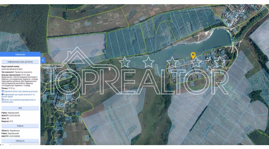 Ділянка 15 соток на березі Зарицького ставка в Будах | Toprealtor