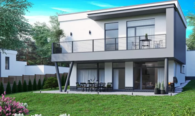 Продам дворівневий будинок Леон в новому клубному котеджному селищі Кантрі Хаус, сел. Родичі | Toprealtor