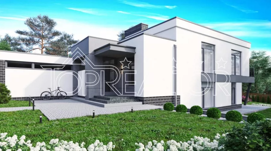 Продам дворівневий будинок Леон в новому клубному котеджному селищі Кантрі Хаус, сел. Родичі | Toprealtor