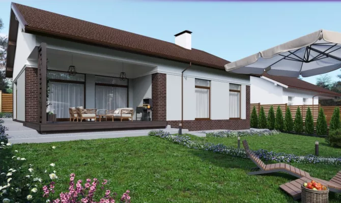 Продам будинок Оскар в новому клубному котеджному селищі Кантрі Хаус, в селищі Родичі | Toprealtor