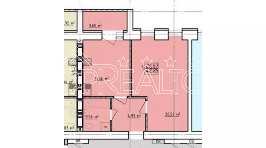 Продам 1-кімнатну квартиру в ЖК Левада-2 | Toprealtor