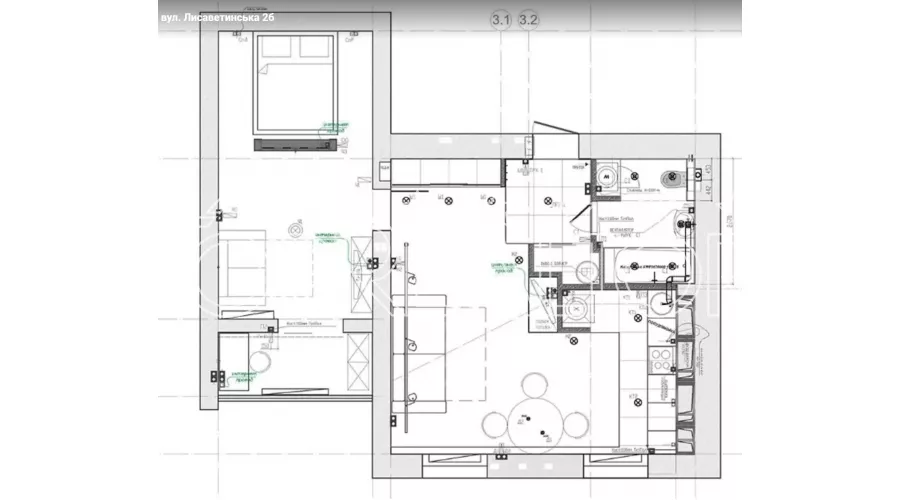 2-кімн. квартира з ремонтом в ЖК Левада-2 | Toprealtor