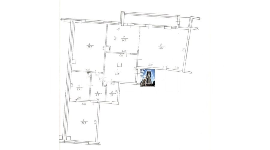 3-комн. квартира с начатым ремонтом в ЖК Белый Слон-Дом в Сокольниках | Toprealtor