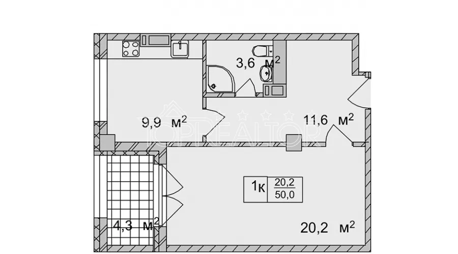 Однокімнатна квартира в ЖК Титул Дім на Пушкінській | Toprealtor