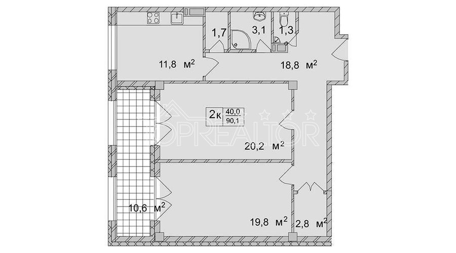 Продам 2-комнатную квартиру в ЖК Титул | Toprealtor