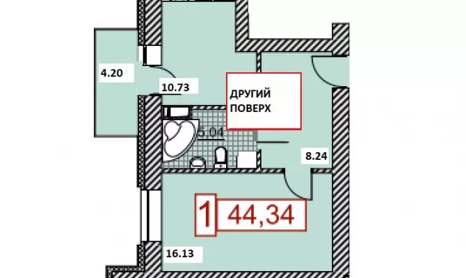 1к квартира в ЖК Німецький проект на Григоровському Шосе 28 | Toprealtor