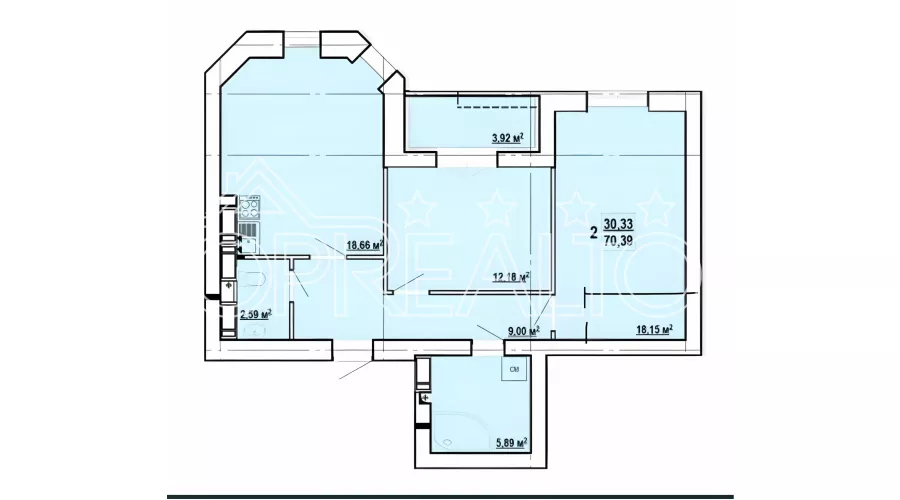 2к квартира в ЖК Сокольники | Toprealtor