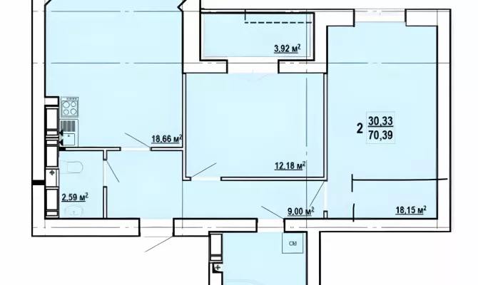 2к квартира в ЖК Сокольники | Toprealtor