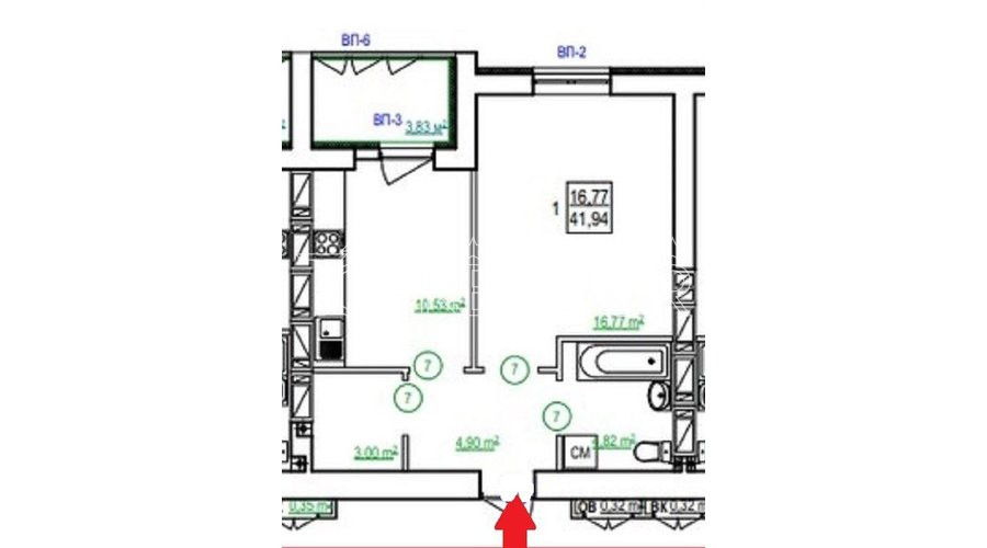 Продам 1 комнатную квартиру в ЖК Сказка | Toprealtor