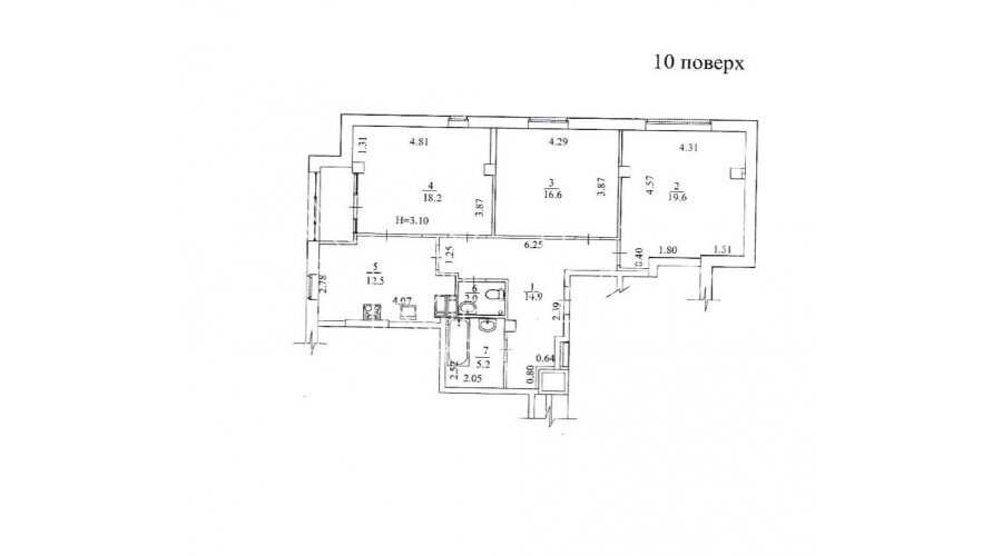 Продажа 3-комнатной квартиры в ЖК Кристалл | Toprealtor