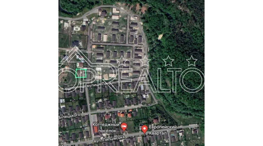 У продажі ділянка в 10 соток в котеджному селищі Європейський квартал! | Toprealtor