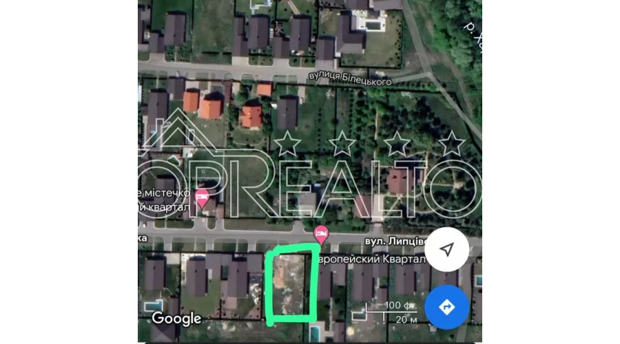 У продажі ділянка в 10 соток в Європейському кварталі! | Toprealtor