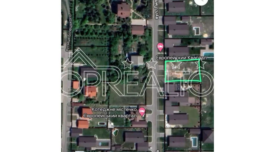 У продажі ділянка в 10 соток в Європейському кварталі! | Toprealtor