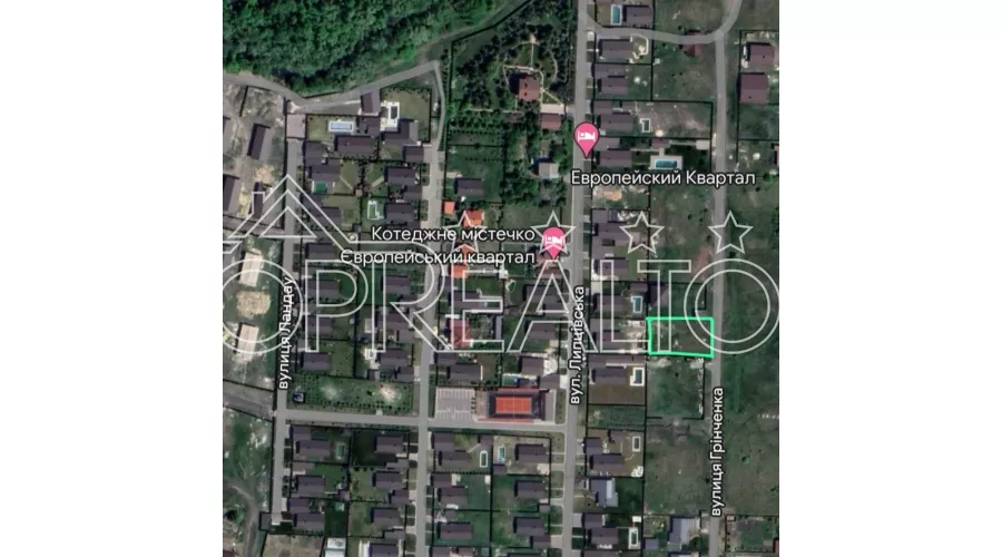 У продажі ділянка в 10 соток у котеджному селищі в Великій Данилівці! | Toprealtor