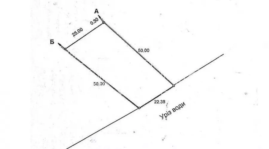 Ділянка 30 соток в Ольховці  зі своїм пляжем | Toprealtor