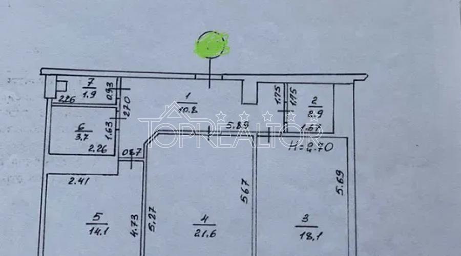 Продаж 2-к квартири в ЖК «Молодіжний» (вул. Мирослава Мисли, 48В) | Toprealtor