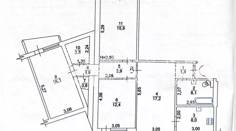 Продам 4-кімнатну кв, на Північній Салтівці 1, єВідновлення | Toprealtor