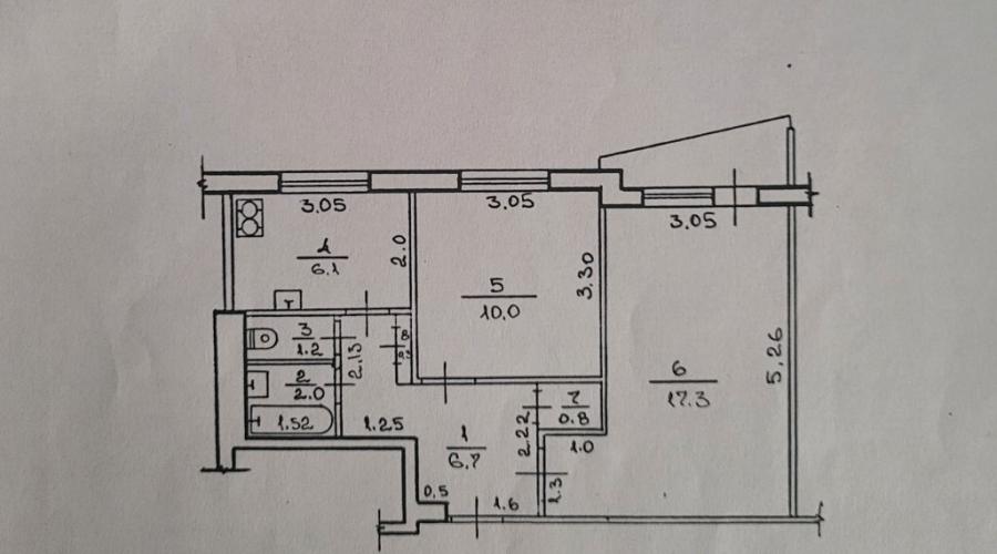 Продаж 2-кімнатної квартири Вул. Дмитра Коцюбайла (кол. Державінська) | Toprealtor