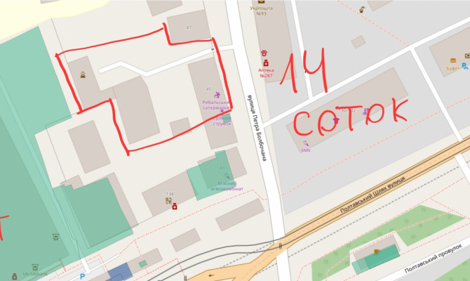 Продам ділянку під забудову під торговий комплекс поряд з м. Холодна гора | Toprealtor