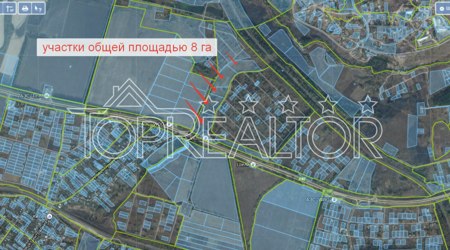 Участок под коммерческое назначение по Киевской трассе | Toprealtor
