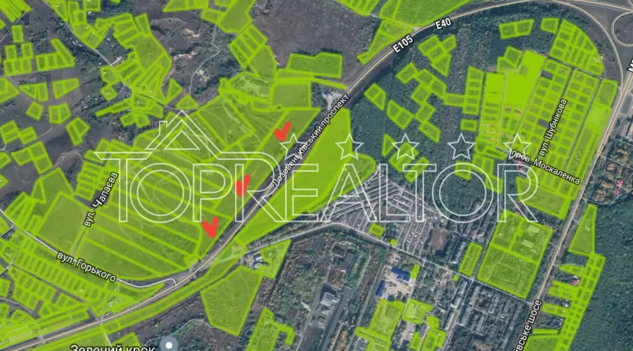 Ділянка 5,2 га під комерційну забудову вздовж окружної дороги | Toprealtor