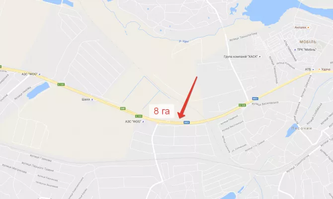 Ділянка під комерційне призначення за Пісочином | Toprealtor